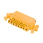 WEIDMULLER - Connettori per circuito stampato 320V 24A Passo 5.08mm 3.31mm² 8 poli PUSH IN con attuatore Box BLF 5.08HC/08/180DF SN OR BX.