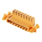 WEIDMULLER - Connettori per circuito stampato, 320V, 21.5A, Passo 5.08mm, 3.31mm², 8 poli, Collegamento a vite, Box SLS 5.08/08/180DF SN OR BX.