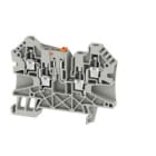 WEIDMULLER - Morsetto sezionatore di prova, collegamento a vite, grigio, 4 mm², 27 A, 500 V, numero di collegamenti: 4, numero di piani: 1, TS 35, V-0, Wemid WTR 4/ZZ STB GR.