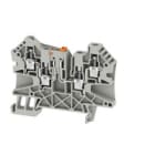 WEIDMULLER - Morsetto sezionatore di prova, collegamento a vite, grigio, 4 mm², 27 A, 500 V, numero di collegamenti: 4, numero di piani: 1, TS 35, V-0, Wemid WTR 4/ZZ STB GR.