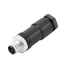 WEIDMULLER - Connettore circolare maschio diritto M12 personalizzabile, collegamento a vite 0.14 mm² - 2.5 mm², 8-10 mm, numero di poli SAIS-4/11-T-COD.