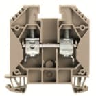WEIDMULLER - Morsettiera passante WDU 16 IR, collegamento a vite, beige scuro, 16 mm², 76 A, 1000 V, 2 collegamenti, 1 piano, TS 35, V-0, Wemid, 130 °C.