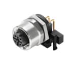 WEIDMULLER - Connettore a innesto circolare M12 per circuito stampato, 4 poli IE-M12-PCBCE-PANEL-A. 1393470000