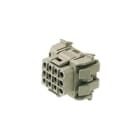 WEIDMULLER - Connettori per circuito stampato, 400V, 17A, Passo 5.00mm, 3.31mm², 12 poli, Collegamento a crimpare, Box RSV1,6 B12 GR.