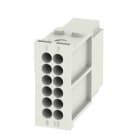 WEIDMULLER - Inserto modulo, Serie ModuPlug, Collegamento crimpare HDC MHD 12 MC.