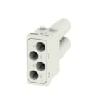 WEIDMULLER - Inserto modulo, serie ModuPlug, collegamento crimpare HDC MHX 4P MC.