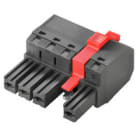 WEIDMULLER - Connettori per circuito stampato, 1000V, 57A, Passo 7.62mm, 10mm², 4 poli, PUSH IN senza attuatore, Molla autobVF 7.62HP/04/180MSF2 SN BK BX.