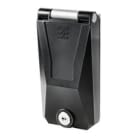 WEIDMULLER - Custodie IP65, Colori: Nero (RAL 9005), in stato chiuso, IE-FC-SFM-KEY2.