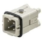 WEIDMULLER - Inserto di contatto (Connettori a innesto industriali), Maschio, 400 V, 16 A, Numero di poli: 3, Collegamento a vite, Dimensioni di installazione: 1