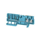 WEIDMULLER - Morsetto innestabile blu 2.5mm² 4 collegamenti 1 piano V-0 Wemid APGTB 2.5 FT 4C/2 BL.