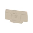 WEIDMULLER - Piastra terminale 52.75 mm x 2.1 mm Beige scuro AEP 2C 2.5