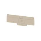 WEIDMULLER - Piastra terminale 84.65mm x 2.1mm Beige scuro AEP PGTB 2.5 4C/2