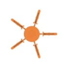 WEIDMULLER - Elemento di codifica (Morsetto) Wemid arancione Larghezza 3.3 mm APGCE.