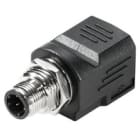 WEIDMULLER - Adattatore per spina IP67, Collegamento 1 RJ45 180° IE-AD-M12DRJ45-MF-180.