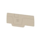 WEIDMULLER - Piastra terminale 64.15mm x 2.1mm Beige scuro AEP 3C 2.5