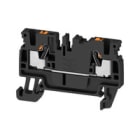 WEIDMULLER - Morsettiera passante PUSH IN nero 2.5 mm² 24 A 800 V Numero di collegamenti: 2 Numero di piani: 1 TS 35 V-0 Wemid 130 °C A2C 2.5 BK