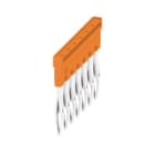 WEIDMULLER - Morsetto innestato arancione 24A 7 poli passo 5.10mm isolato larghezza 33.4mm ZQV 2.5N/7.