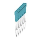 WEIDMULLER - Morsetto innestato blu 24A 5 poli 5.10mm isolato larghezza 23.2mm ZQV 2.5N/5 BL.