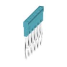 WEIDMULLER - Morsetto innestato blu 24A 6 poli passo 5.10mm isolato larghezza 28.3mm ZQV 2.5N/6 BL.