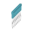 WEIDMULLER - Morsetto innestato blu 24A 7 poli passo 5.10mm isolato larghezza 33.4mm ZQV 2.5N/7 BL.