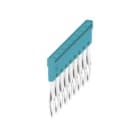 WEIDMULLER - Morsetto innestato blu 24A 9 poli passo 5.10mm isolato larghezza 43.6mm ZQV 2.5N/9 BL.
