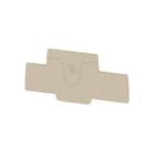 WEIDMULLER - Piastra terminale 88.25 mm x 2.1 mm Beige scuro AEP 2T 2.5