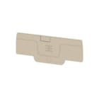 WEIDMULLER - Piastra terminale 65.7 mm x 2.1 mm Beige scuro AEP 4C 1.5