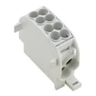 WEIDMULLER - Morsetto ripartitore di potenziale, collegamento a vite, grigio chiaro, 152 A, 1000 V, numero di piani: 1, V-0, Wemid WPD 101 2X25/2X16 GY.