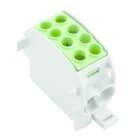 WEIDMULLER - Morsetto ripartitore di potenziale, Collegamento a vite, verde, 202 A, 1000 V, Numero di piani: 1, V-0, Wemid WPD 102 2X35/2X25 GN.