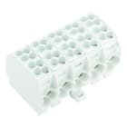 WEIDMULLER - Morsetto ripartitore di potenziale a vite, grigio chiaro, 152A, 1000V, 1 piano, V-0, Wemid, WPD 501 2X25/2X16 5XGY.