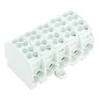 WEIDMULLER - Morsetto ripartitore di potenziale a vite, grigio chiaro, 152A, 1000V, 1 piano, V-0, Wemid, WPD 501 2X25/2X16 5XGY.