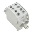 WEIDMULLER - Morsetto ripartitore di potenziale, collegamento a vite, grigio chiaro, 300 A, 1000 V, numero di piani: 1, V-0, Wemid WPD 103 2X70/2X50 GY.