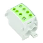 WEIDMULLER - Morsetto ripartitore di potenziale, collegamento a vite, verde, 300A, 1000V, numero di piani: 1, V-0, Wemid WPD103 2X70/2X50 GN. 1561790000