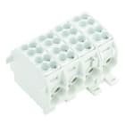 WEIDMULLER - Morsetto ripartitore di potenziale a vite, grigio chiaro, 152A, 1000V, 1 piano, V-0, Wemid WPD401 2X25/2X16 4XGY.