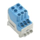 WEIDMULLER - Morsetto ripartitore di potenziale blu 25 mm² 101 A 1000 V 1 piano V-0 Wemid WPD100 2X25/6X10 BL.