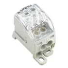 WEIDMULLER - Morsetto ripartitore di potenziale, collegamento a vite, grigio, 164 A, 1000 V, numero di piani: 1, piastra di montaggio TS 35, V-0, Wemid WPD 104 1X25+1X16/2X16+3X10 GY.