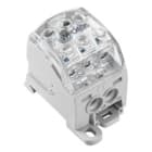 WEIDMULLER - Morsetto ripartitore di potenziale, collegamento a vite, grigio chiaro, 215 A, 1000 V, numero di piani: 1, piastra di montaggio TS 35, V-0, Wemid WPD 106 1X70/2X25+3X16 GY.