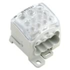 WEIDMULLER - Morsetto ripartitore di potenziale, collegamento a vite, grigio chiaro, 270 A, 1000 V, numero di piani: 1, piastra di montaggio, TS 35, V-0, Wemid WPD 107 1X95/2X35+8X25 GY. 1562220000