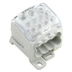 WEIDMULLER - Morsetto ripartitore di potenziale, collegamento a vite, grigio chiaro, 270 A, 1000 V, numero di piani: 1, piastra di montaggio, TS 35, V-0, Wemid WPD 107 1X95/2X35+8X25 GY.