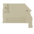 WEIDMULLER - Piastra terminale 45.4mm x 2.5mm Beige scuro WAP WDU1.5/BLZ/ZA.