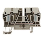 WEIDMULLER - Morsettiera passante molla autobloccante beige scuro 6 mm² 41 A 800 V TS 35 V-0 Wemid 120 °C ZDU 6.
