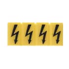 WEIDMULLER - Siglatura morsetti giallo, Passo 5.10 mm, Caratteri stampati Symbol orizzontale, Larghezza 5.1 mm, Posizione verticale 20.4 mm ZAD 1/4.