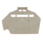 WEIDMULLER - Piastra terminale 46.7 mm x 1.1 mm Beige scuro ZAP TNHE/ZSI2.5.