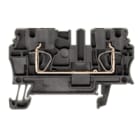 WEIDMULLER - Morsettiera passante molla autobloccante nero 2.5 mm² 24 A 800 V ZDU 2.5 SW TS 35 V-0 Wemid 120 °C 2 collegamenti 1 piano.