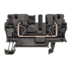 WEIDMULLER - Morsettiera passante molla autobloccante nero 2.5 mm² 24 A 800 V ZDU 2.5 SW TS 35 V-0 Wemid 120 °C 2 collegamenti 1 piano.