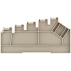 WEIDMULLER - Piastra terminale 89.2mm x 5mm Beige scuro AP ZRV1.5 DB.