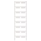 WEIDMULLER - Siglatura dispositivi in poliammide 66 bianco, larghezza 27 mm, campo temperature -40...100 °C, codice: SM 27/8 MC NE WS.