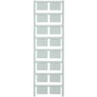 WEIDMULLER - Siglatura dispositivi in poliammide 66 bianco, larghezza 27 mm, campo temperature -40...100 °C, codice: SM 27/18 MC NE WS.