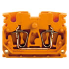 WEIDMULLER - Morsettiera passante arancione 2.5 mm² 24 A 800 V, 2 collegamenti, 1 piano, V-0, Wemid, 120 °C ZDUB 2.5-2/2AN/DM OR.