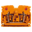 WEIDMULLER - Morsettiera passante arancione 2.5 mm² 24 A 800 V, 2 collegamenti, 1 piano, V-0, Wemid, 120 °C ZDUB 2.5-2/2AN/DM OR.